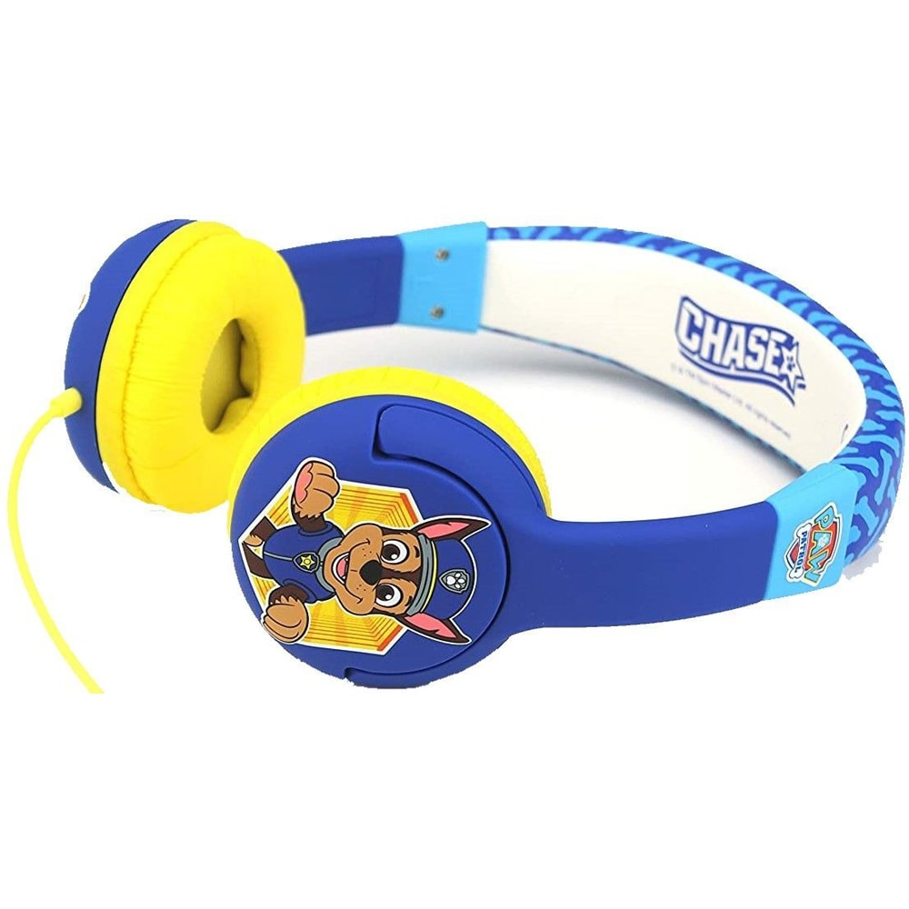 Casti pentru copii OTL Paw Patrol Chase, Cu fir, On-ear, albastru