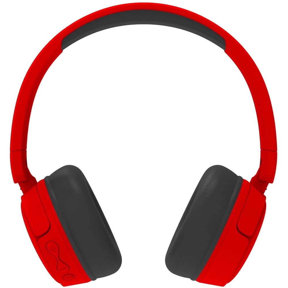 Casti pentru copii OTL Super Mario Icon Logo, Bluetooth, On-ear, Microfon, rosu