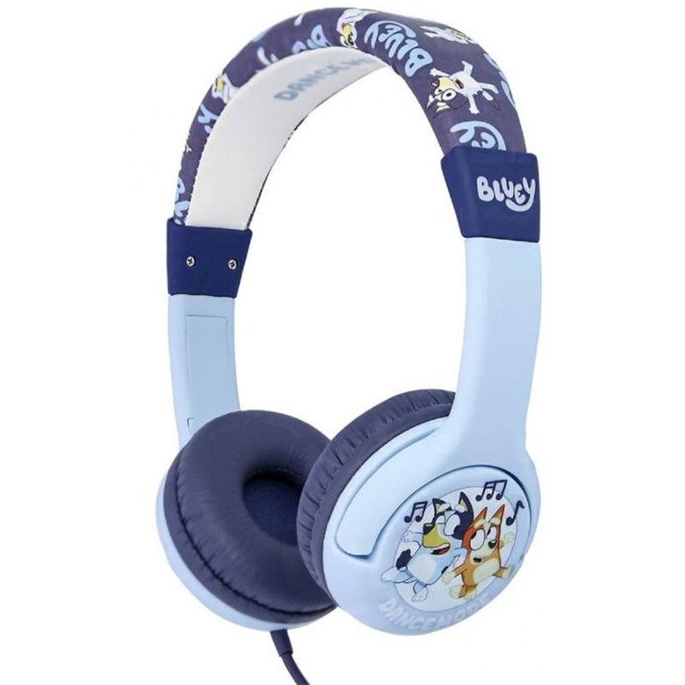 Casti pentru copii OTL Bluey, Cu fir, On-ear, albastru