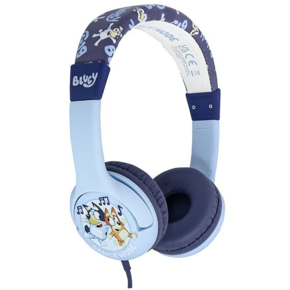 Casti pentru copii OTL Bluey, Cu fir, On-ear, albastru