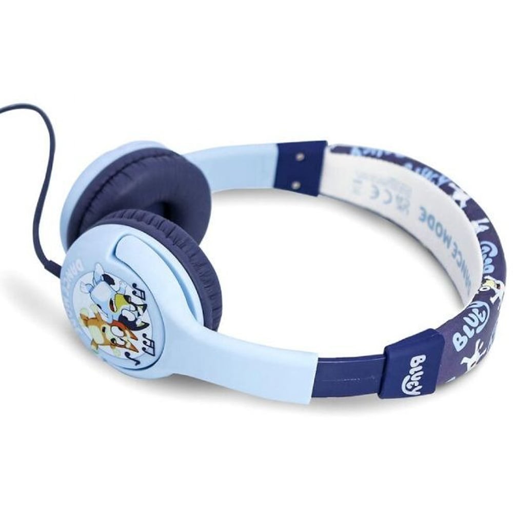 Casti pentru copii OTL Bluey, Cu fir, On-ear, albastru