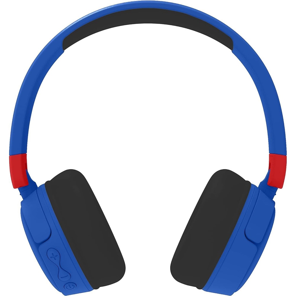 Casti pentru copii OTL Super Mario, Bluetooth, On-ear, Microfon, albastru