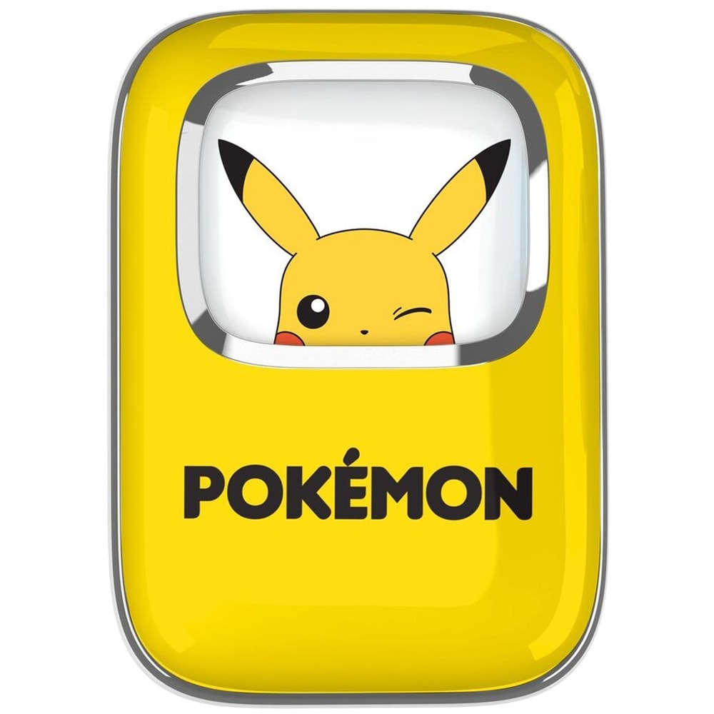 Casti pentru copii OTL Pokemon Pikachu, Bluetooth, In-ear, Microfon, galben