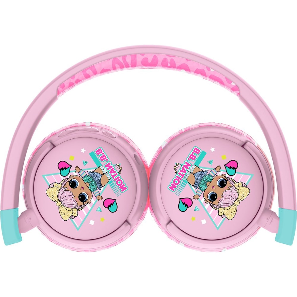 Casti pentru copii OTL L.O.L Surprise!, Bluetooth, On-ear, Microfon, roz