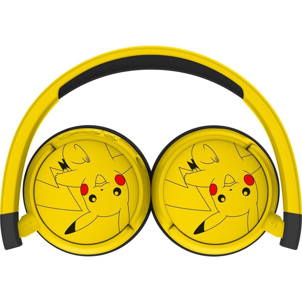 Casti pentru copii OTL Pokemon Pikachu, Bluetooth, On-ear, Microfon, galben