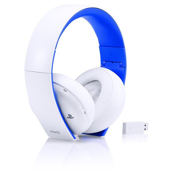 Casti Gaming Wireless SONY Gold PS4, 7.1 surround, USB, alb