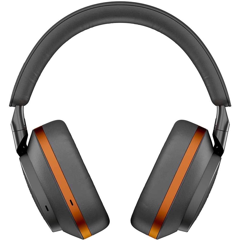 Casti BOWERS & WILKINS PX8 McLaren Edition, Bluetooth, Over-Ear, Microfon, Noise Cancelling, Galvanic Grey & Papaya Orange