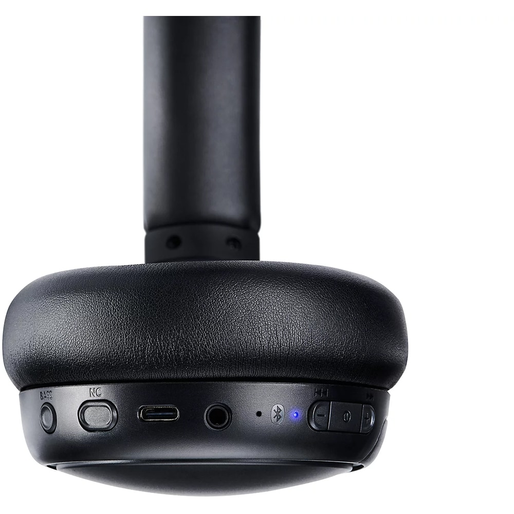 Casti PANASONIC RB-M600BE-K, Bluetooth, Over-Ear, Microfon, Noise Cancelling, negru
