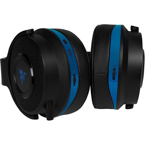 Casti gaming RAZER Thresher 7.1 Wireless PS4, negru-albastru