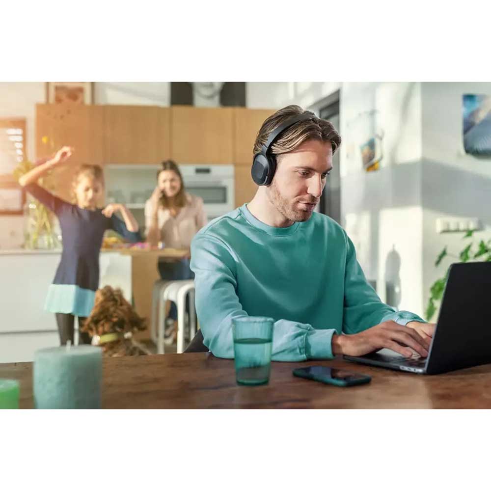 Casti PHILIPS TAH6506BK/00, Bluetooth, Over-ear, Microfon, Noise Cancelling, negru