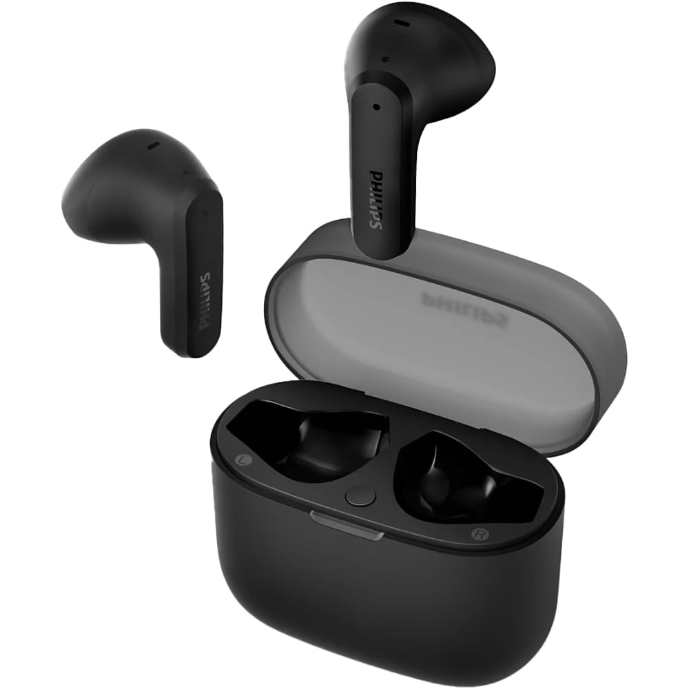 Casti PHILIPS TAT2139BK/00, True Wireless, Bluetooth, In-ear, Microfon, negru
