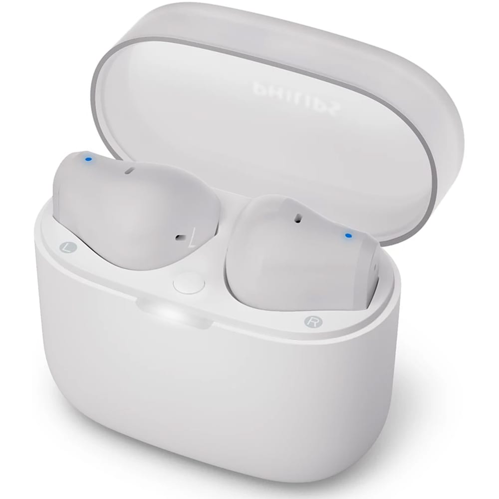 Casti PHILIPS TAT2139WT/00, True Wireless, Bluetooth, In-ear, Microfon, alb