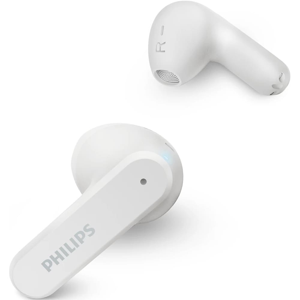Casti PHILIPS TAT2139WT/00, True Wireless, Bluetooth, In-ear, Microfon, alb