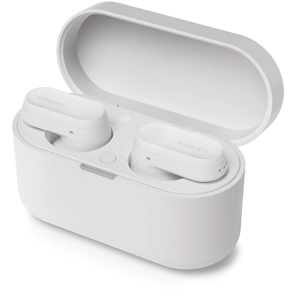 Casti PHILIPS TAT3509WT/00, True Wireless, Bluetooth, In-ear, Microfon, Noise Cancelling, alb