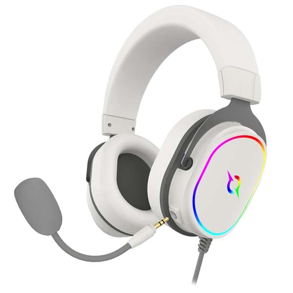 Casti Gaming AQIRYS Altair, 7.1 surround, USB, alb