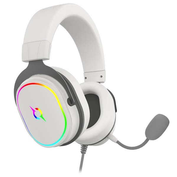 Casti Gaming AQIRYS Altair, 7.1 surround, USB, alb