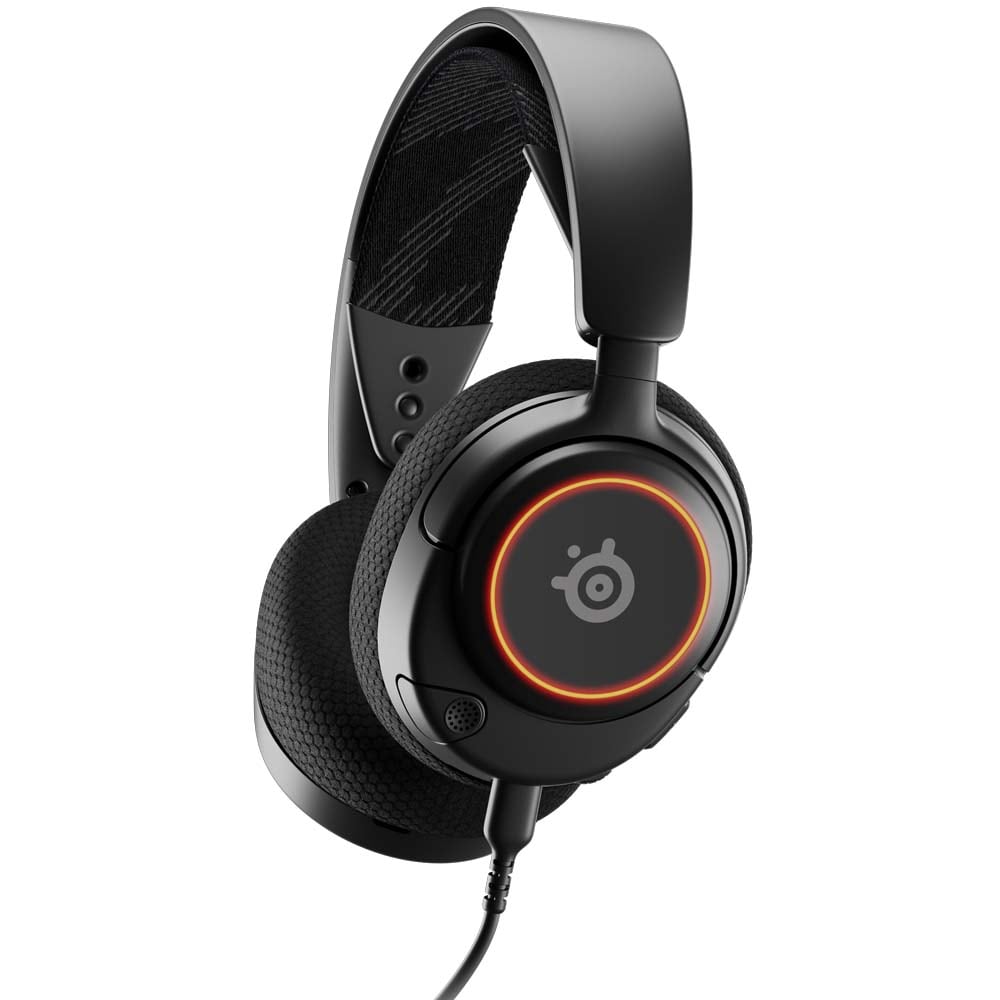 Casti Gaming STEELSERIES Arctis Nova 3, surround, multiplatforma, USB-C, negru