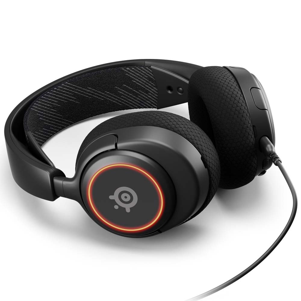 Casti Gaming STEELSERIES Arctis Nova 3, surround, multiplatforma, USB-C, negru
