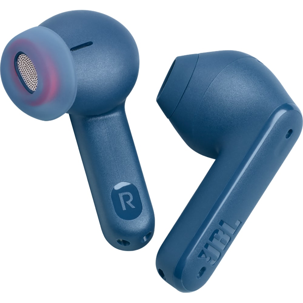 Casti JBL Tune Flex, True wireless, Bluetooth, In-ear, Microfon, Active Noise Cancelling, albastru