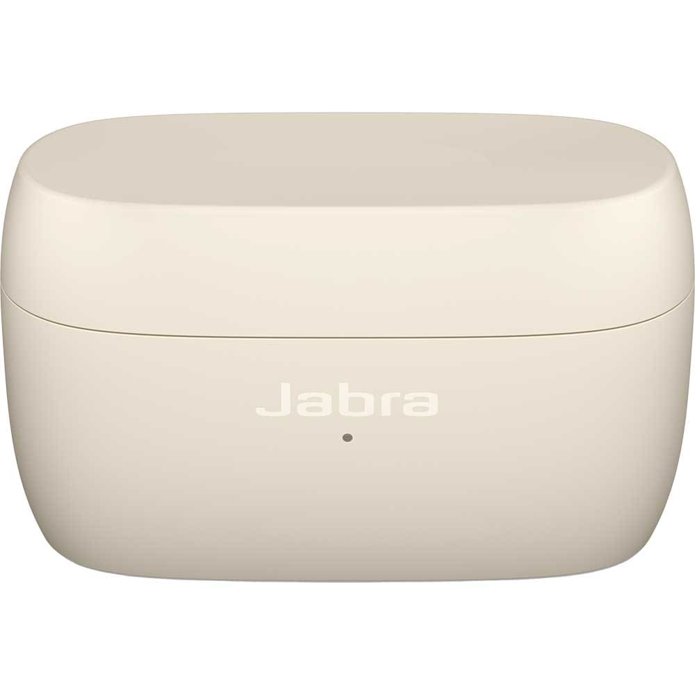 Casti JABRA Elite 5, True Wireless, Bluetooth, In-Ear, Microfon, Noise Cancelling, Carcasa incarcare wireless, Gold-Beige