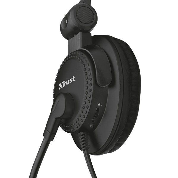 Casti PC TRUST Como 21658, 3.5mm, negru