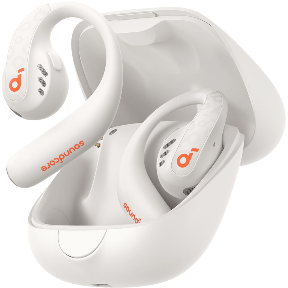 Casti ANKER Soundcore AeroFit Pro A3871G21, True Wireless, Bluetooth, Open-ear, Microfon, alb