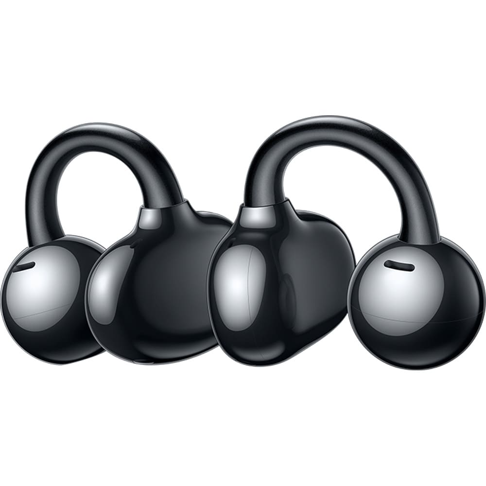 Casti HUAWEI FreeClip, True wireless, Bluetooth, Open-ear, Microfon, Carcasa incarcare wireless, Starry Black