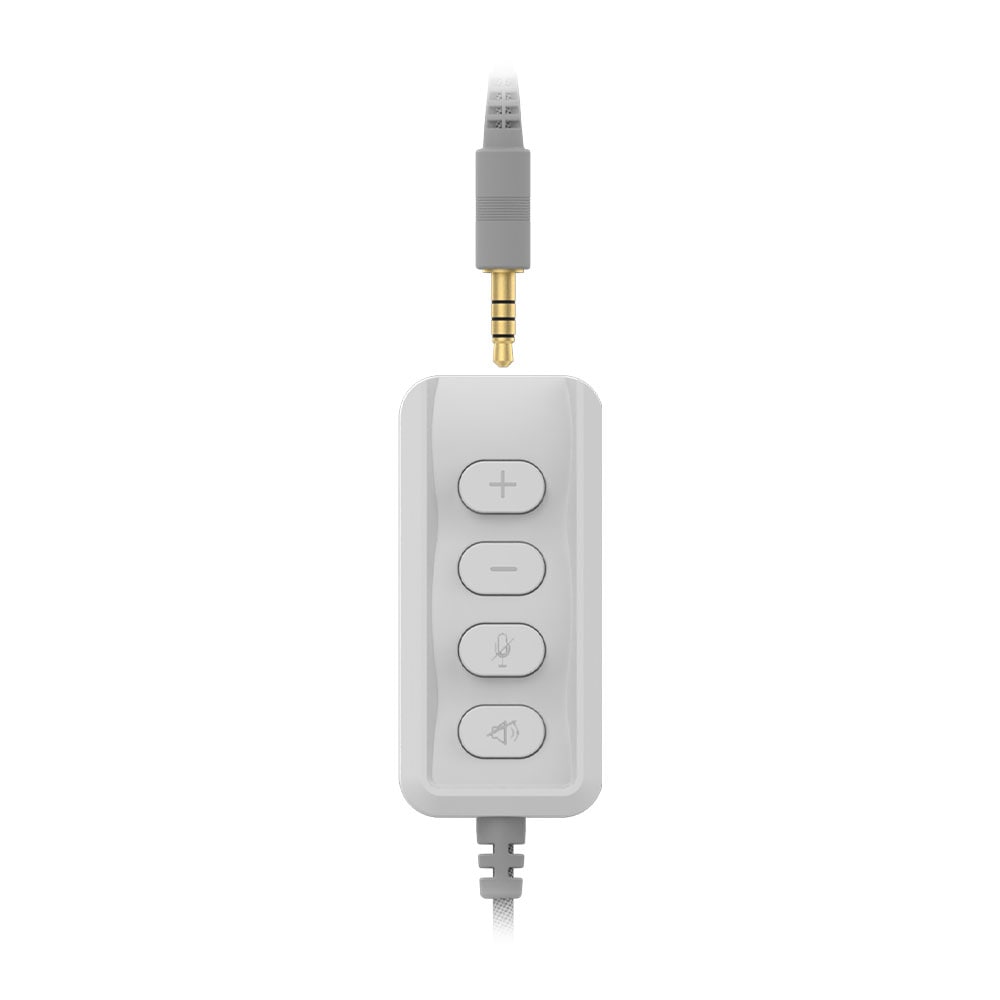 Casti Gaming AQIRYS Sirius, 7.1 surround, USB, 3.5mm, multiplatforma, alb