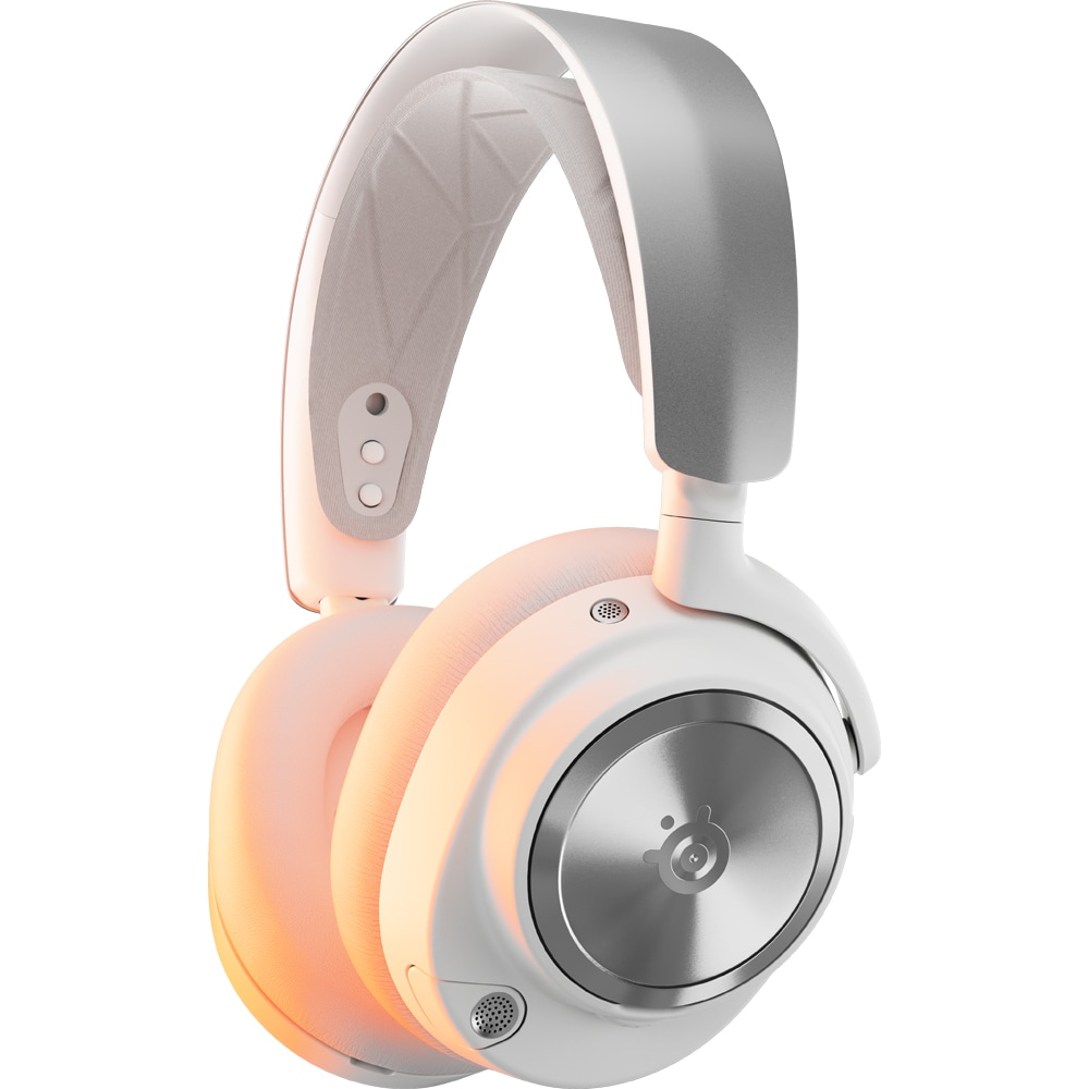 Casti Gaming Wireless STEELSERIES Arctis Nova Pro Wireless, Spatial Audio, multiplatforma, alb