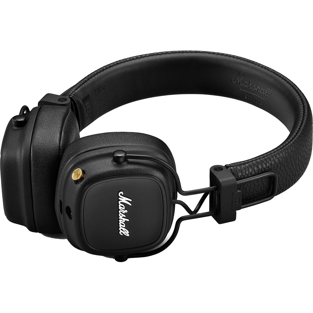 Casti MARSHALL Major IV, Bluetooth, On-ear, Microfon, Incarcare Wireless, Black