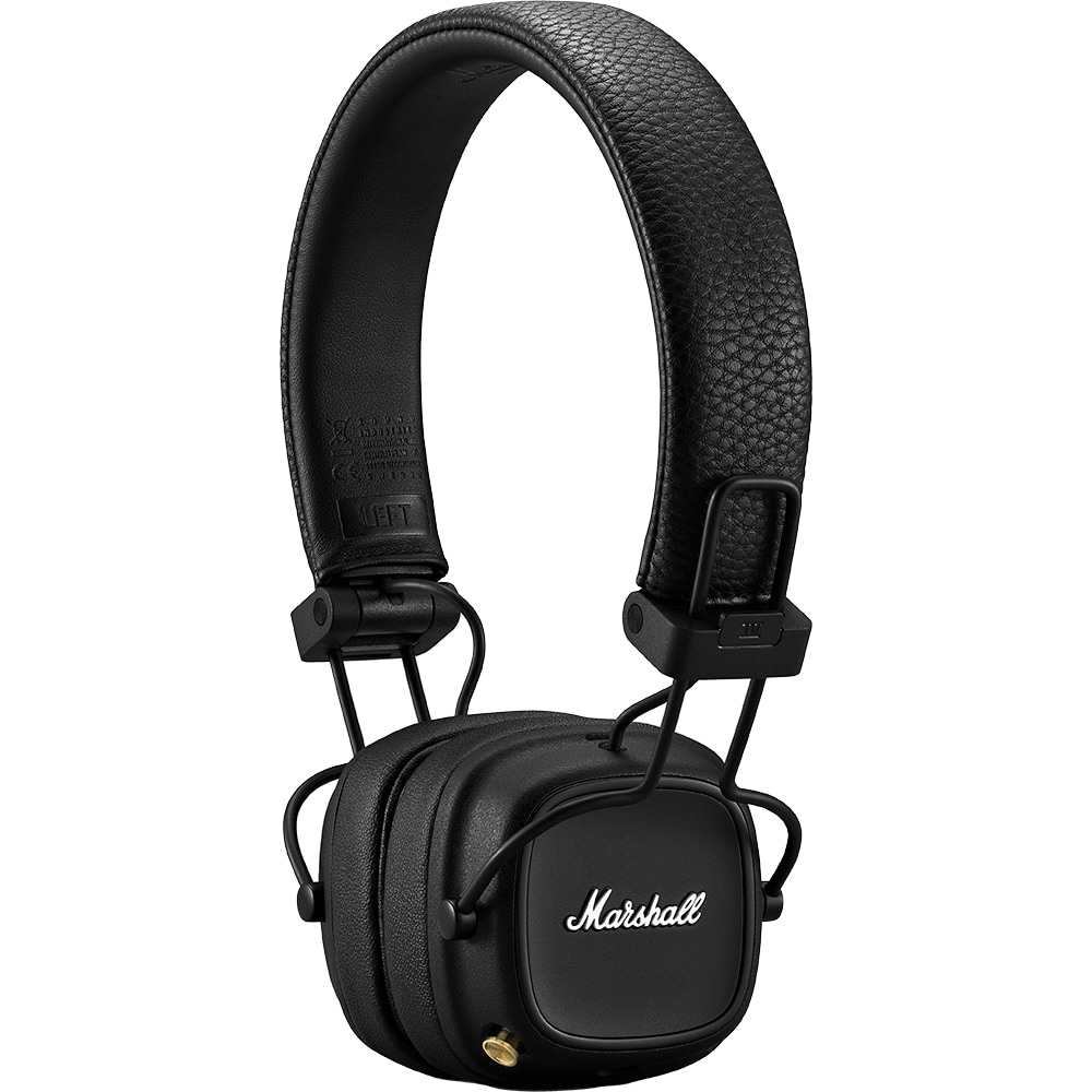 Casti MARSHALL Major IV, Bluetooth, On-ear, Microfon, Incarcare Wireless, Black