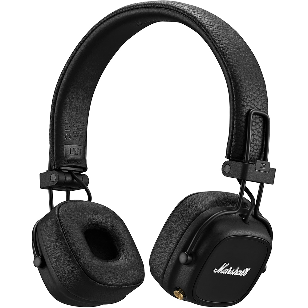 Casti MARSHALL Major IV, Bluetooth, On-ear, Microfon, Incarcare Wireless, Black
