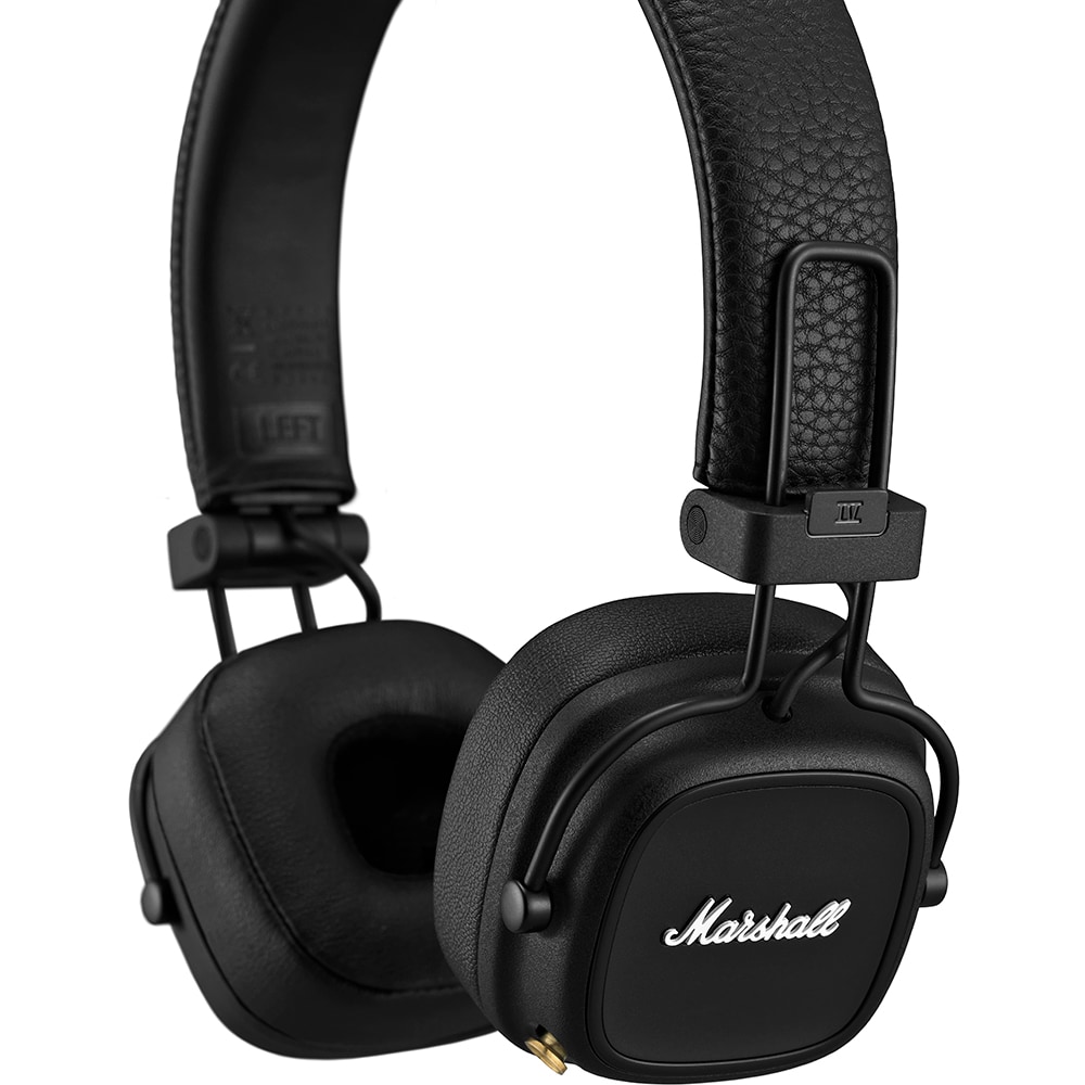 Casti MARSHALL Major IV, Bluetooth, On-ear, Microfon, Incarcare Wireless, Black