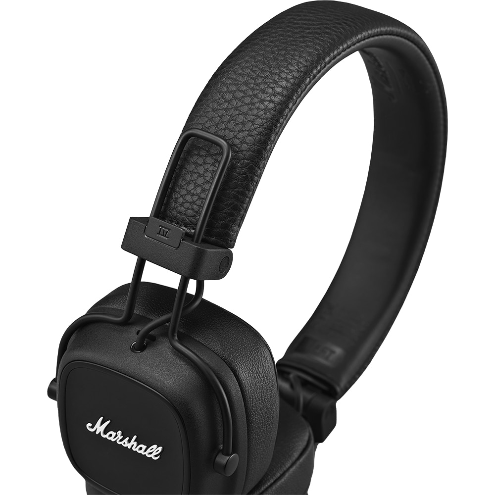 Casti MARSHALL Major IV, Bluetooth, On-ear, Microfon, Incarcare Wireless, Black