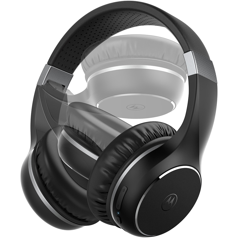 Casti MOTOROLA Moto XT220, Bluetooth, Over-Ear, Microfon, Jet Black