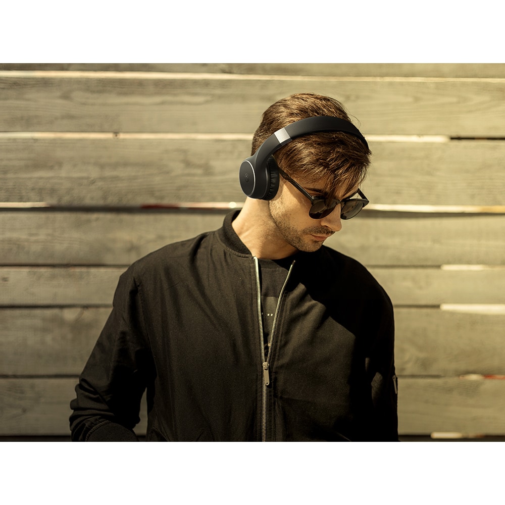 Casti MOTOROLA Moto XT220, Bluetooth, Over-Ear, Microfon, Jet Black