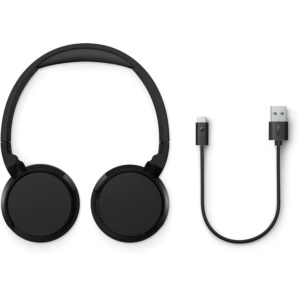 Casti PHILIPS TAH3209BK/00, Bluetooth, On-Ear, Microfon, negru