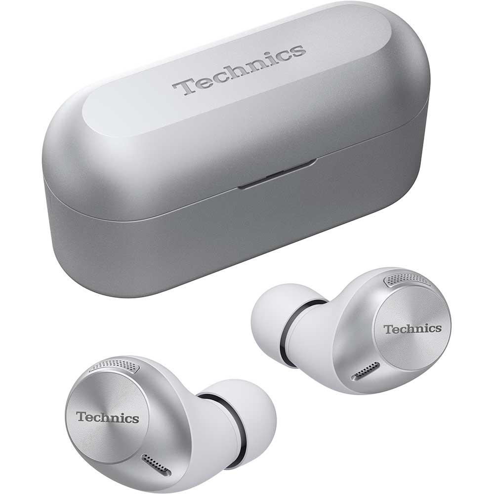 Casti TECHNICS EAH-AZ40M2ES, True Wireless, Bluetooth, In-ear, Microfon, Noise Cancelling, argintiu