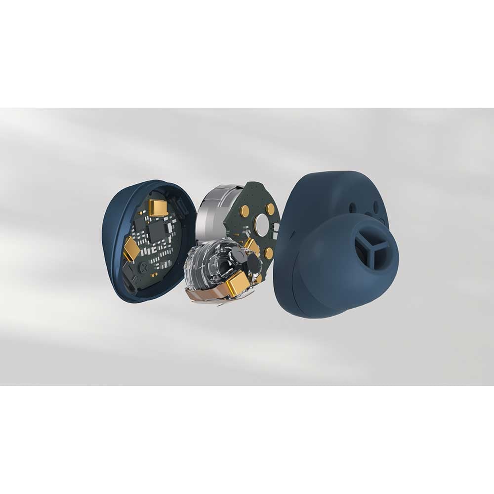 Casti TECHNICS EAH-AZ60M2ES, True Wireless, Bluetooth, In-ear, Microfon, Noise Cancelling, Carcasa incarcare wireless, argintiu