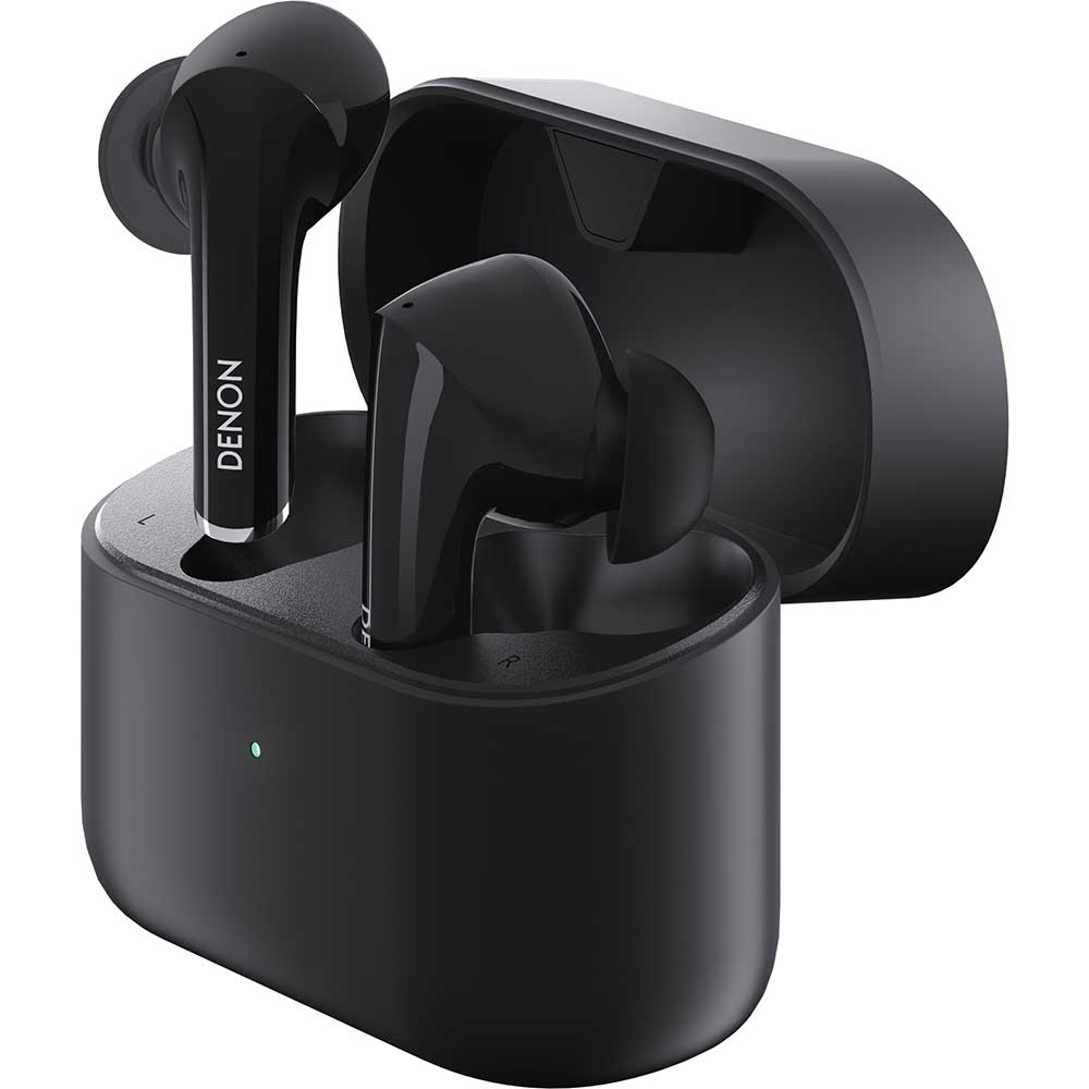 Casti DENON AH-C830NCW, True Wireless, Bluetooth, In-Ear, Microfon, Noise Cancelling, negru