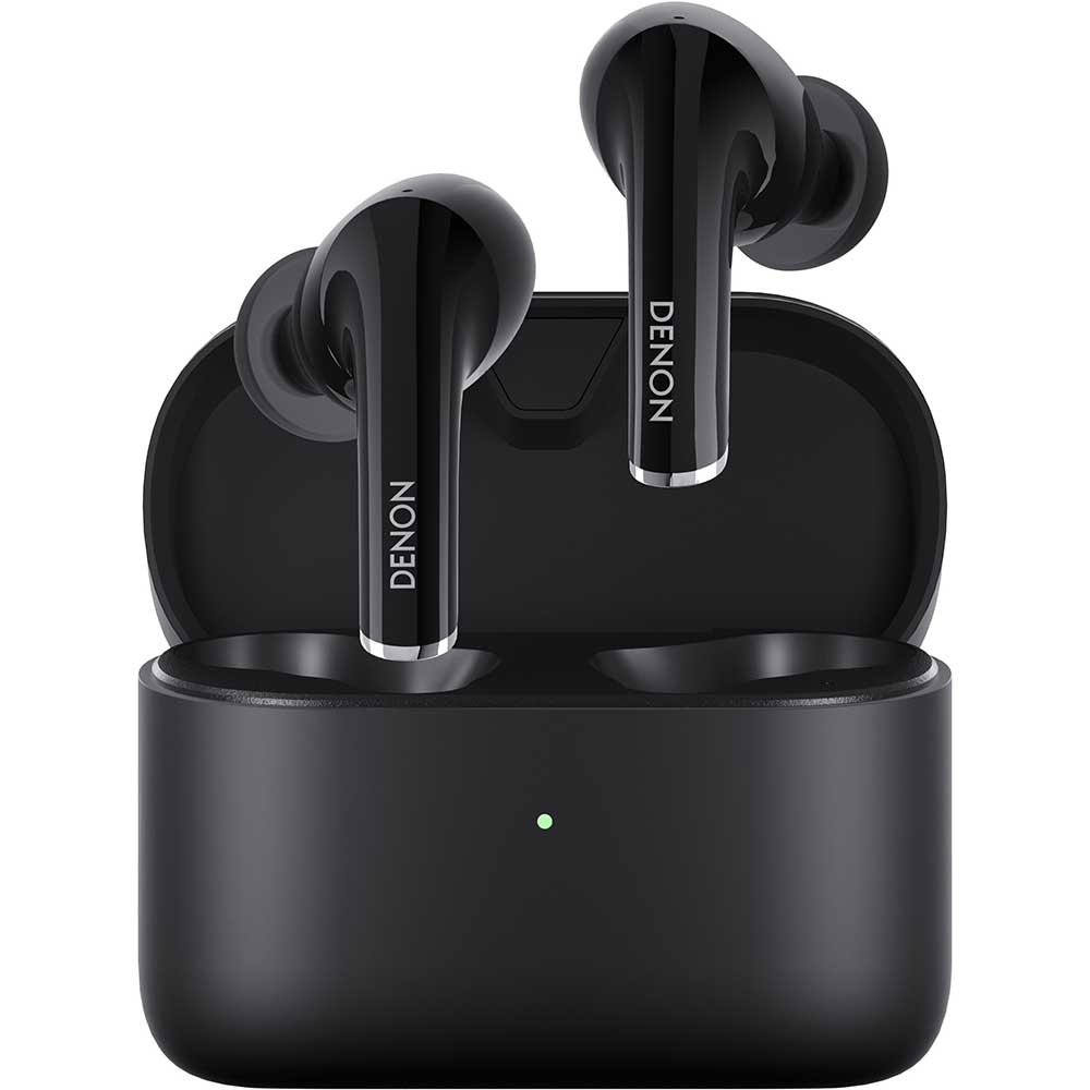 Casti DENON AH-C830NCW, True Wireless, Bluetooth, In-Ear, Microfon, Noise Cancelling, negru