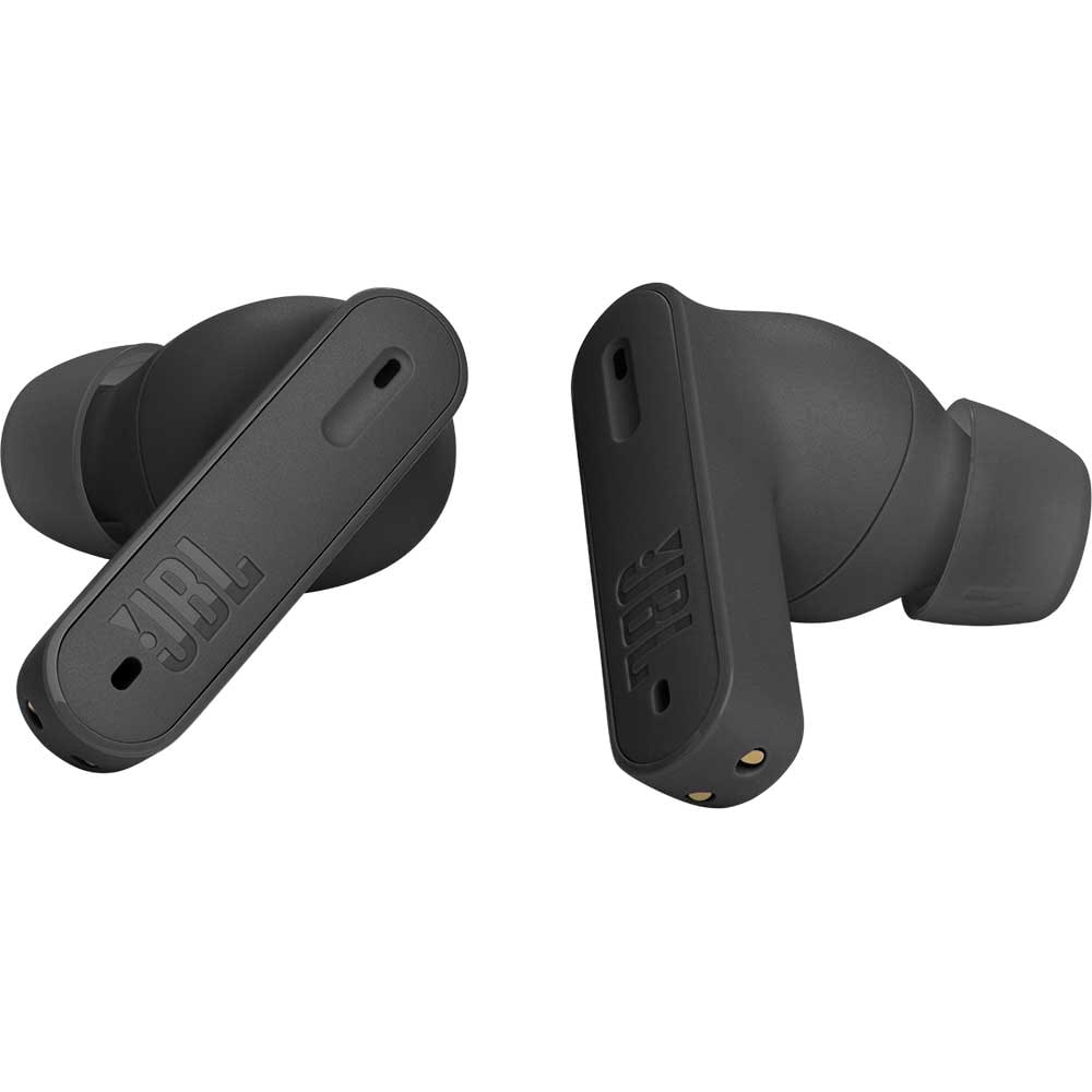 Casti JBL Tune Beam, True wireless, Bluetooth, In-ear, Microfon, Noise cancelling, negru
