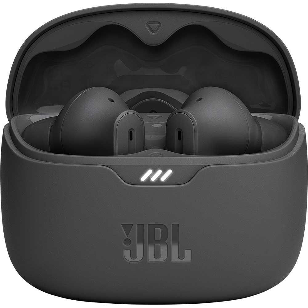 Casti JBL Tune Beam, True wireless, Bluetooth, In-ear, Microfon, Noise cancelling, negru
