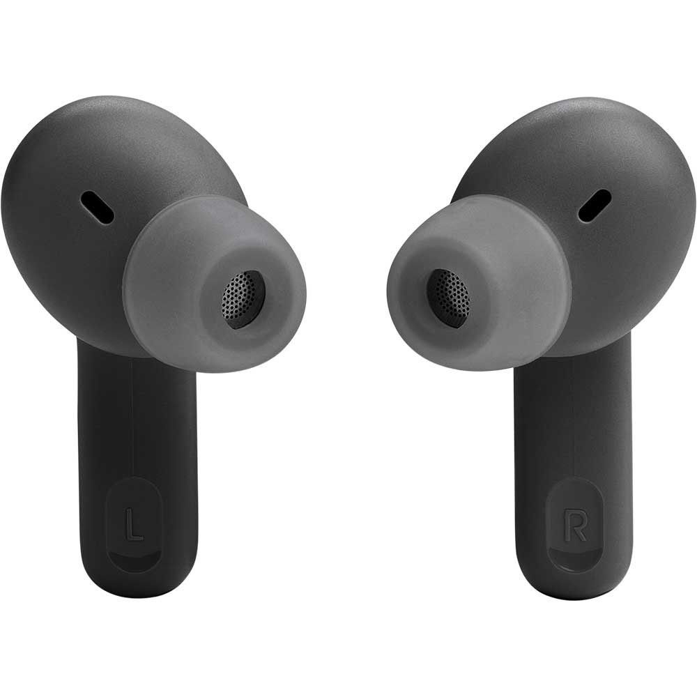 Casti JBL Tune Beam, True wireless, Bluetooth, In-ear, Microfon, Noise cancelling, negru