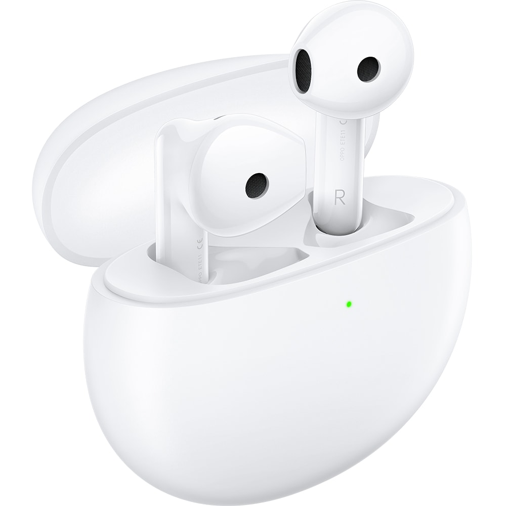 Casti OPPO Enco Air2, True Wireless, Bluetooth, In-Ear, Microfon, alb