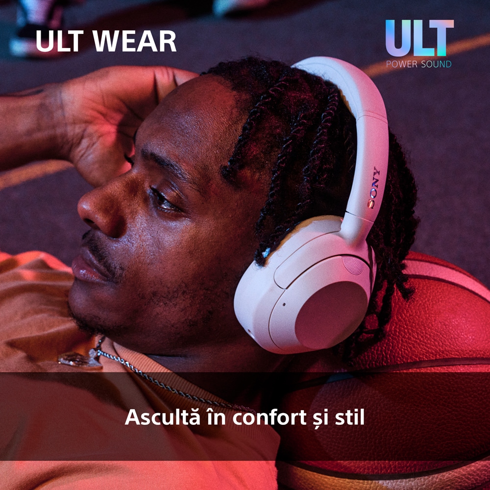 Casti SONY ULT WEAR WH-ULT900NB, Bluetooth, Over-ear, Microfon, Noise Cancelling, Black