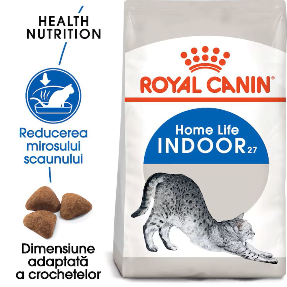 Hrana uscata pentru pisici ROYAL CANIN FHN Indoor, Adult, Mix, 4 kg