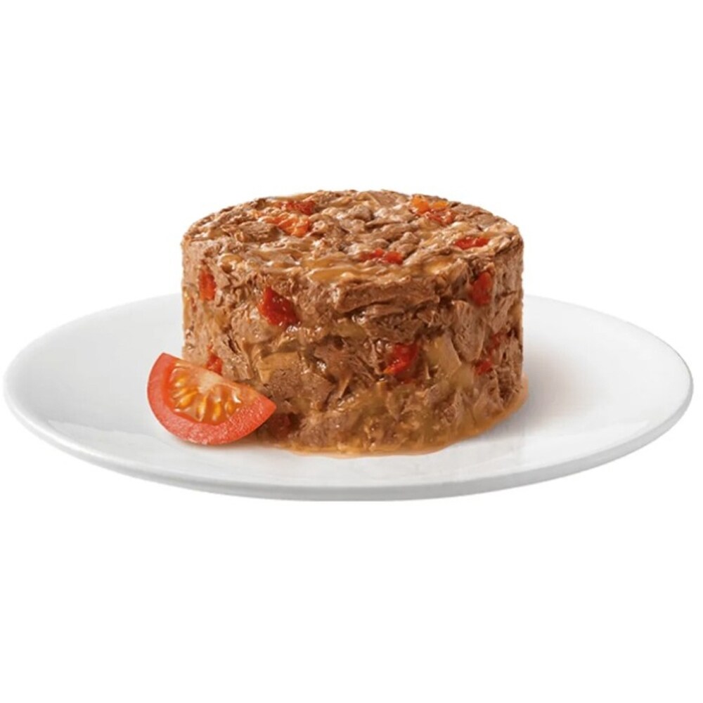 Hrana umeda pentru pisici PURINA GOURMET Gold, Vita si rosii, 24 x 85g