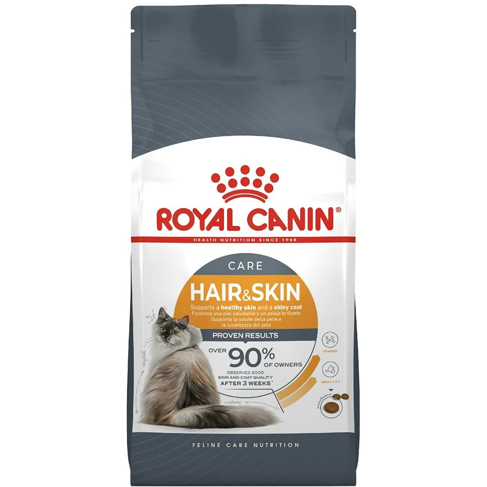 Hrana uscata pentru pisici ROYAL CANIN FCN Hair Skin Care, Adult, Pasare, 2 kg