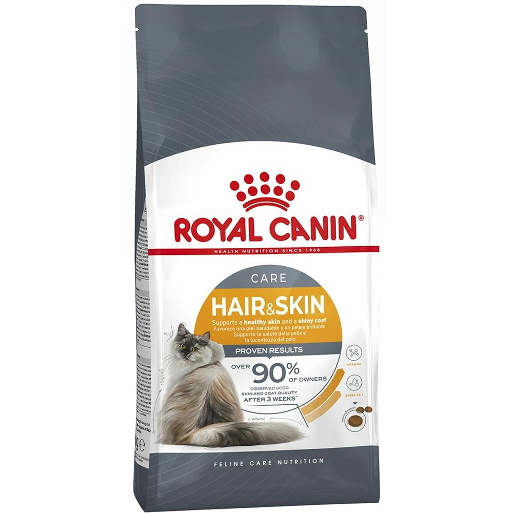 Hrana uscata pentru pisici ROYAL CANIN FCN Hair Skin Care, Adult, Pasare, 2 kg